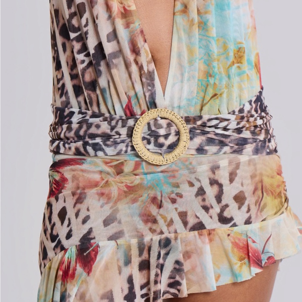 Jaded London Cindy Plunge Dress